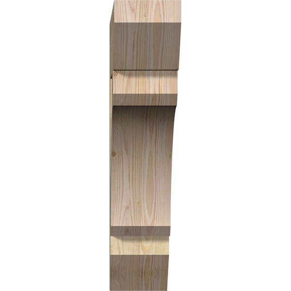 Legacy Slat Rough Sawn Bracket, Douglas Fir, 6W X 28D X 28H